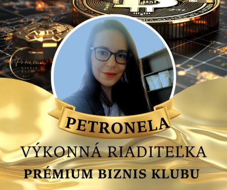 PETRONELA ŽIGRAIOVÁ (Peťka) - Výkonná riaditelka, COO Premium Biznis Klubu